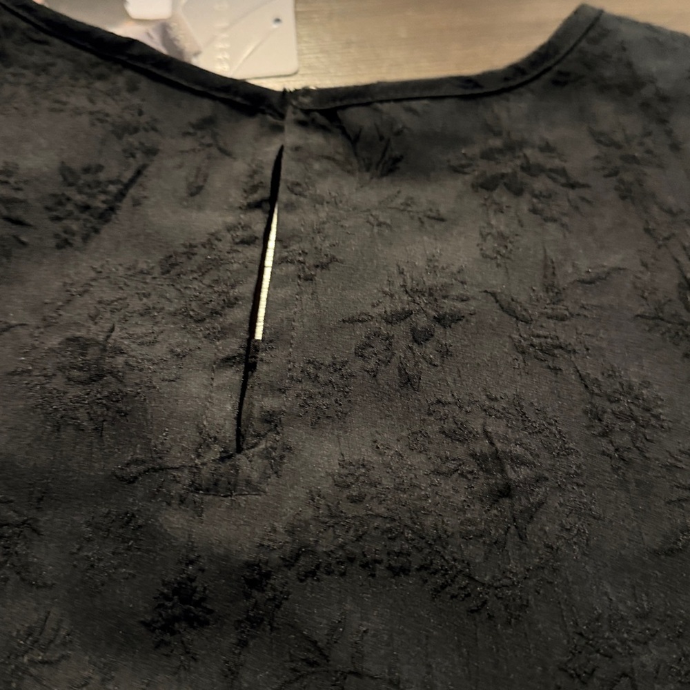Ted Baker Black Puff-Sleeve Top - Picture 12 of 13